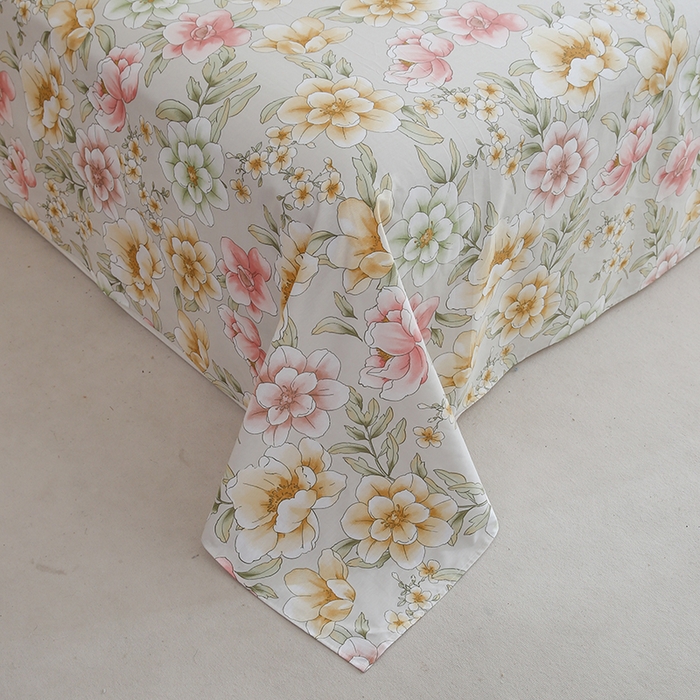 91家纺网 家纺一手货源 找家纺 优家居工厂店 2026新款13360纯棉床单单件印花全棉加厚大学生宿舍三件套 塞纳河畔