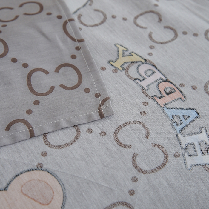 91家纺网 家纺一手货源 找家纺 优家居工厂店 2026新款13360纯棉床单单件印花全棉加厚大学生宿舍三件套 尚酷派对