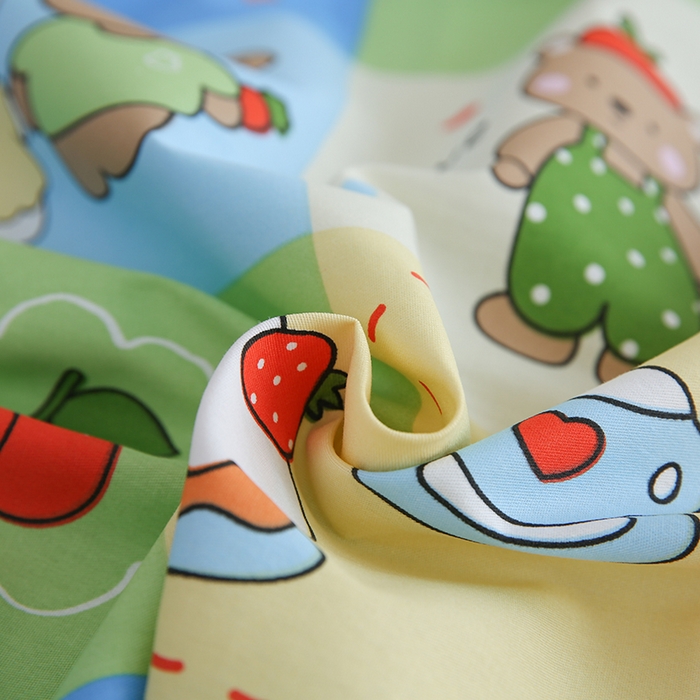 91家纺网 家纺一手货源 找家纺 优家居工厂店 2026新款13360纯棉床单单件印花全棉加厚大学生宿舍三件套 甜甜日子