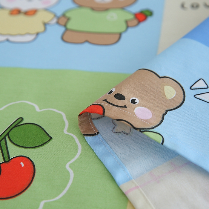 91家纺网 家纺一手货源 找家纺 优家居工厂店 2026新款13360纯棉床单单件印花全棉加厚大学生宿舍三件套 甜甜日子