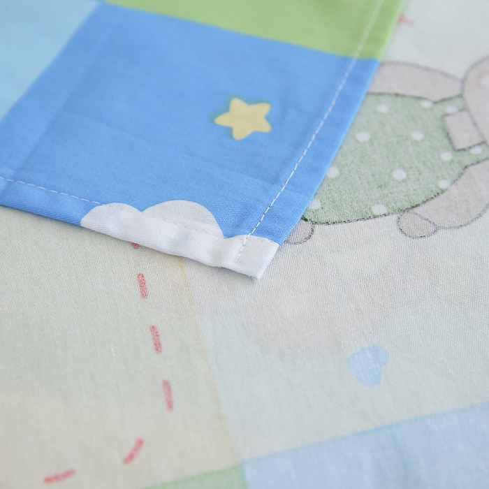 91家纺网 家纺一手货源 找家纺 优家居工厂店 2026新款13360纯棉床单单件印花全棉加厚大学生宿舍三件套 甜甜日子