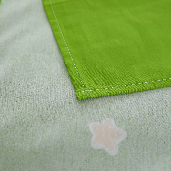 91家纺网 家纺一手货源 找家纺 优家居工厂店 2026新款13360纯棉床单单件印花全棉加厚大学生宿舍三件套 童趣无限-绿