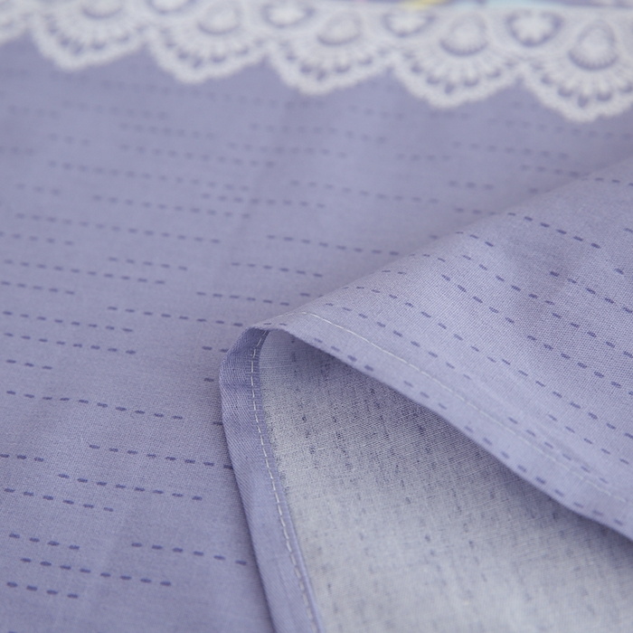 91家纺网 家纺一手货源 找家纺 优家居工厂店 2026新款13360纯棉床单单件印花全棉加厚大学生宿舍三件套 小叶雨-兰