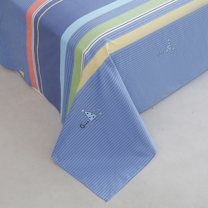 91家纺网 家纺一手货源 找家纺 优家居工厂店 2026新款13360纯棉床单单件印花全棉加厚大学生宿舍三件套 幸运树