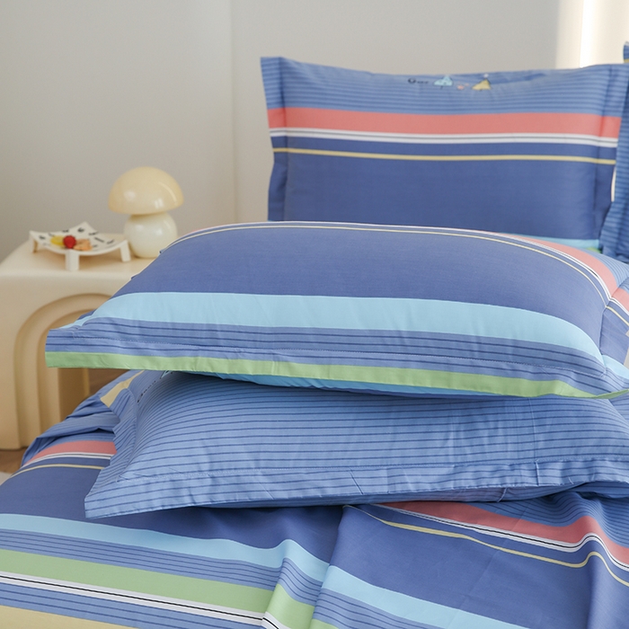 91家纺网 家纺一手货源 找家纺 优家居工厂店 2026新款13360纯棉床单单件印花全棉加厚大学生宿舍三件套 幸运树