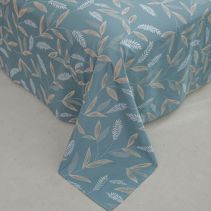 91家纺网 家纺一手货源 找家纺 优家居工厂店 2026新款13360纯棉床单单件印花全棉加厚大学生宿舍三件套 意暖时光