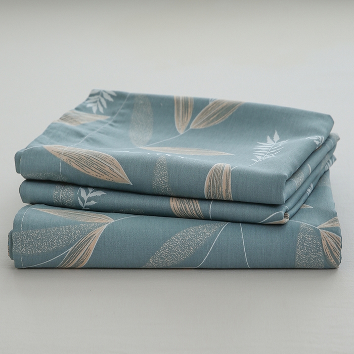 91家纺网 家纺一手货源 找家纺 优家居工厂店 2026新款13360纯棉床单单件印花全棉加厚大学生宿舍三件套 意暖时光