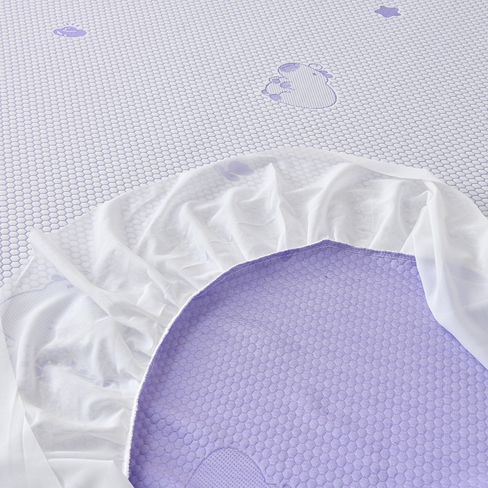 91家纺网 家纺一手货源 找家纺 优家居工厂店 A类2026夏季冰丝席裙款豆豆凉席三件套刺绣花边蕾丝花边床裙可机洗水洗 盛夏-卡皮