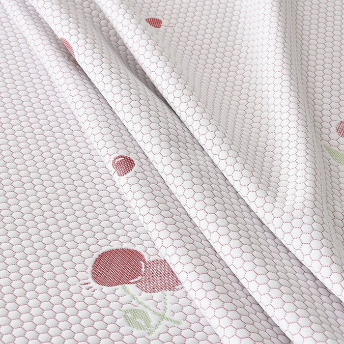 91家纺网 家纺一手货源 找家纺 优家居工厂店 A类2026夏季冰丝席裙款豆豆凉席三件套刺绣花边蕾丝花边床裙可机洗水洗 盛夏-樱桃