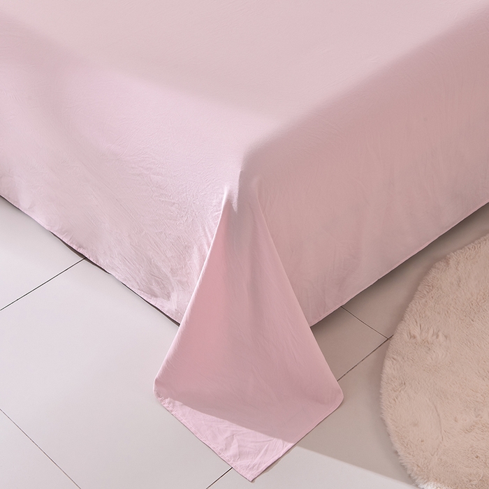 91家纺网 家纺一手货源 找家纺 （总）优家居工厂店 2026新款A类超柔舒适水洗棉韩式花边四件套小清新格子纯色学生三件套