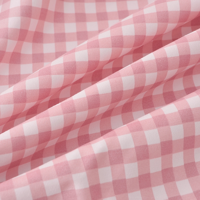 91家纺网 家纺一手货源 找家纺 （总）优家居工厂店 2026新款A类超柔舒适水洗棉韩式花边四件套小清新格子纯色学生三件套