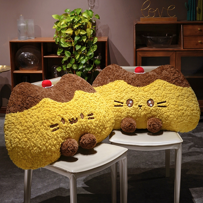 91家纺网 家纺一手货源 找家纺 （总）仟亿莱 2026新款月牙布丁猫刷花大靠背