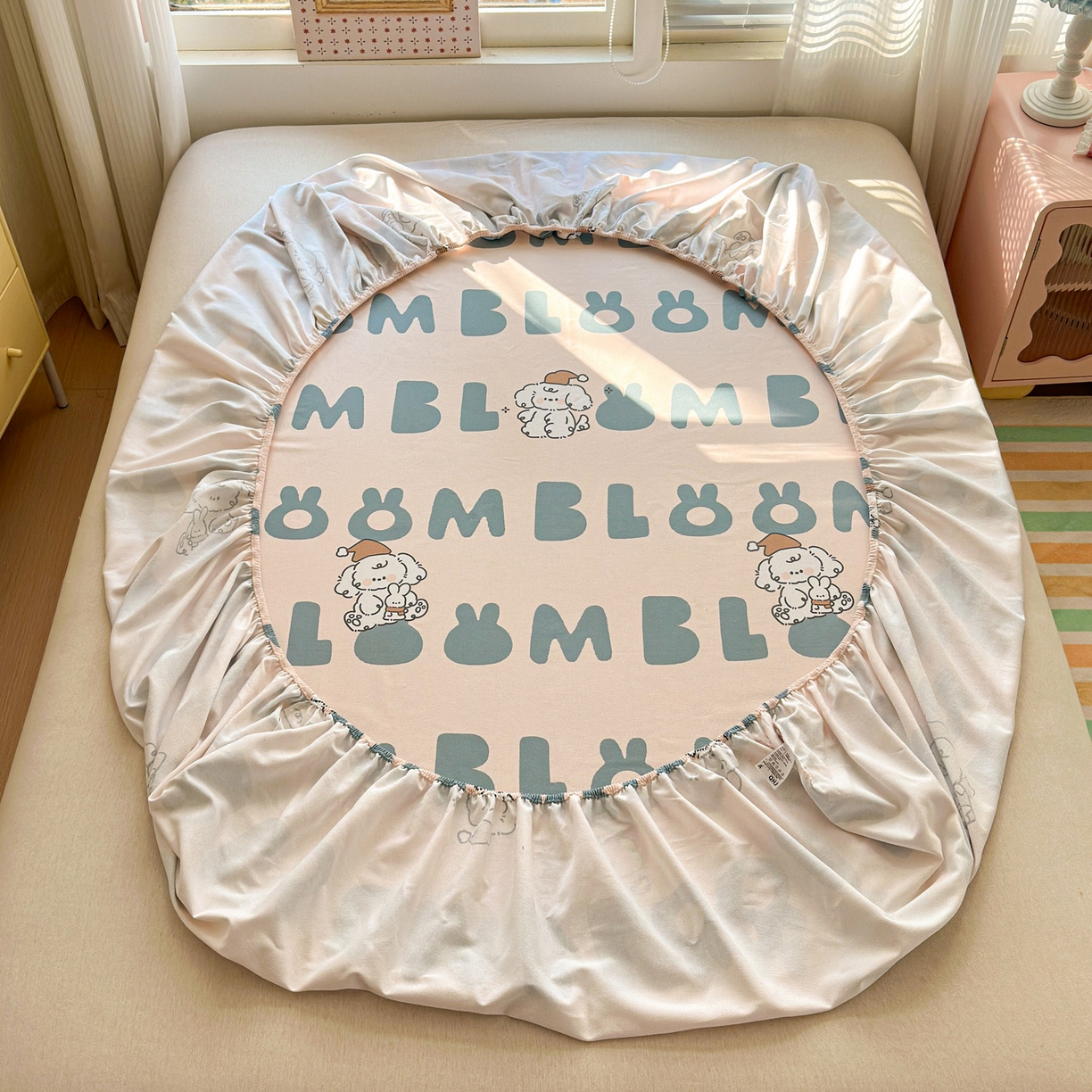 91家纺网 家纺一手货源 找家纺 （总）女子家纺 2026新款全棉老粗布床笠