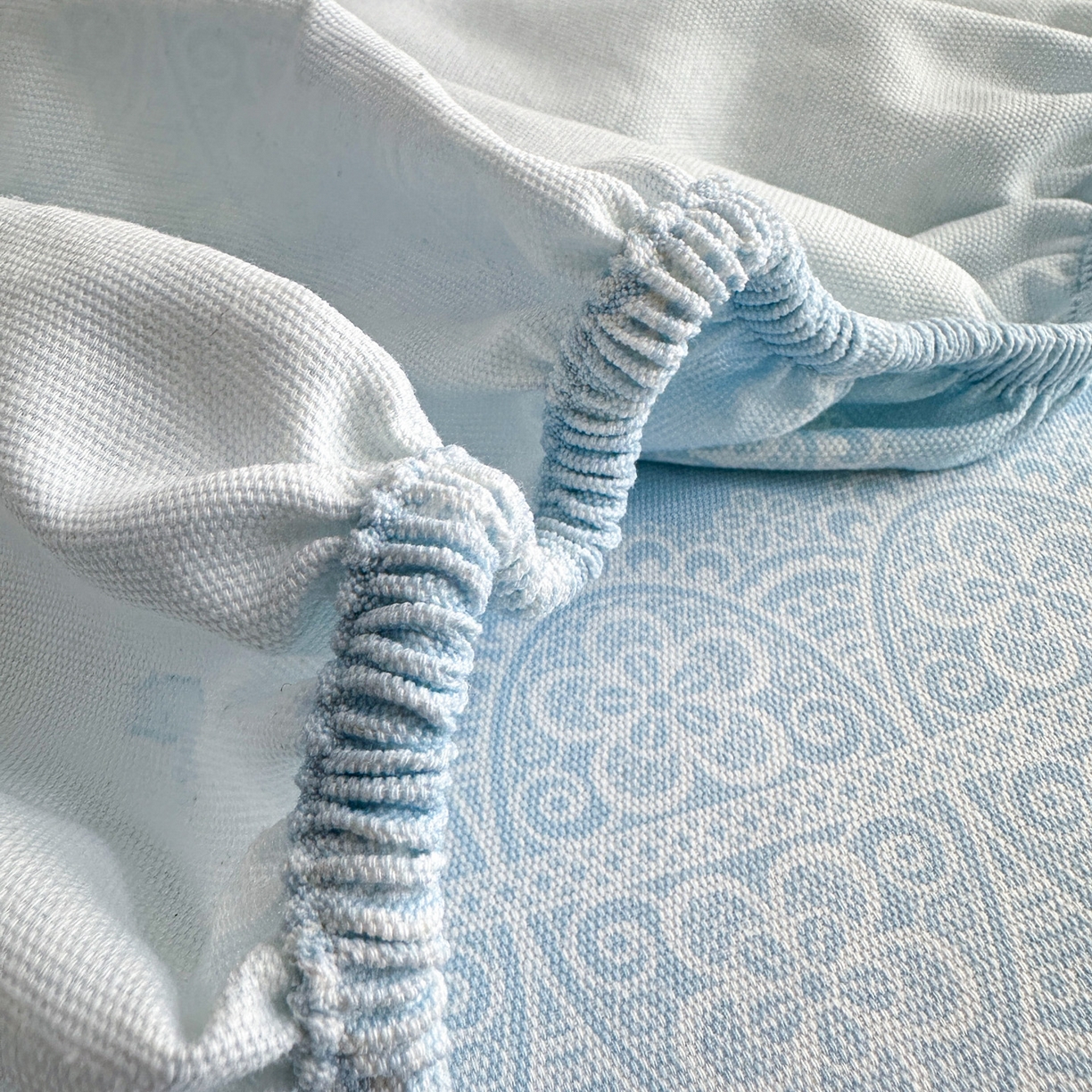 91家纺网 家纺一手货源 找家纺 女子家纺 2026新款全棉老粗布床笠 蝶恋花