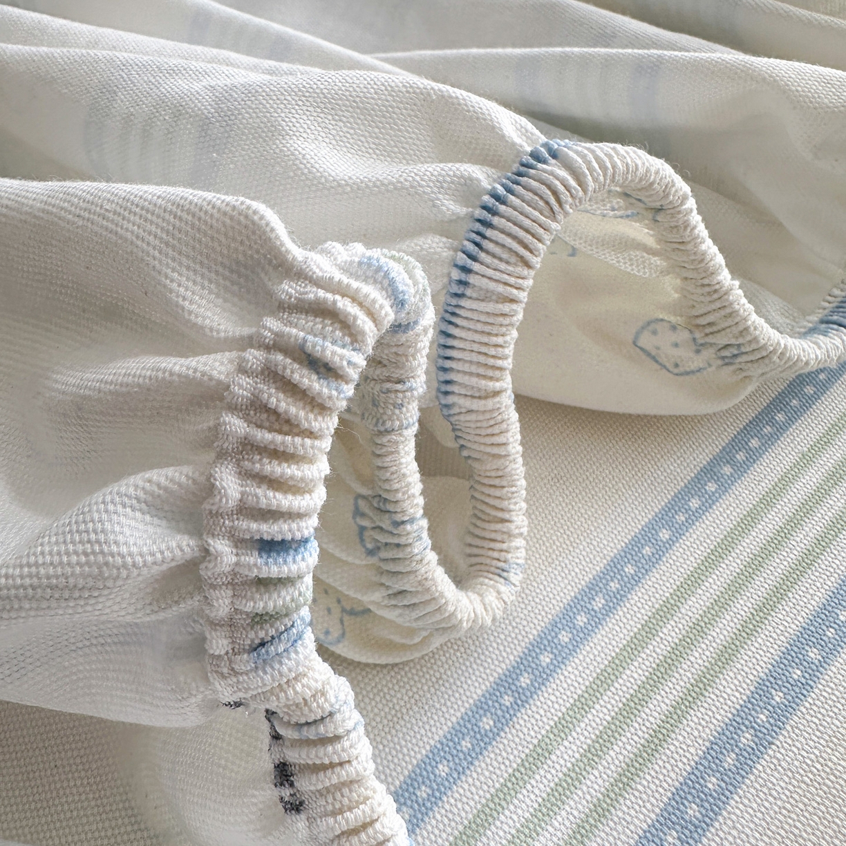 91家纺网 家纺一手货源 找家纺 女子家纺 2026新款全棉老粗布床笠 简恋