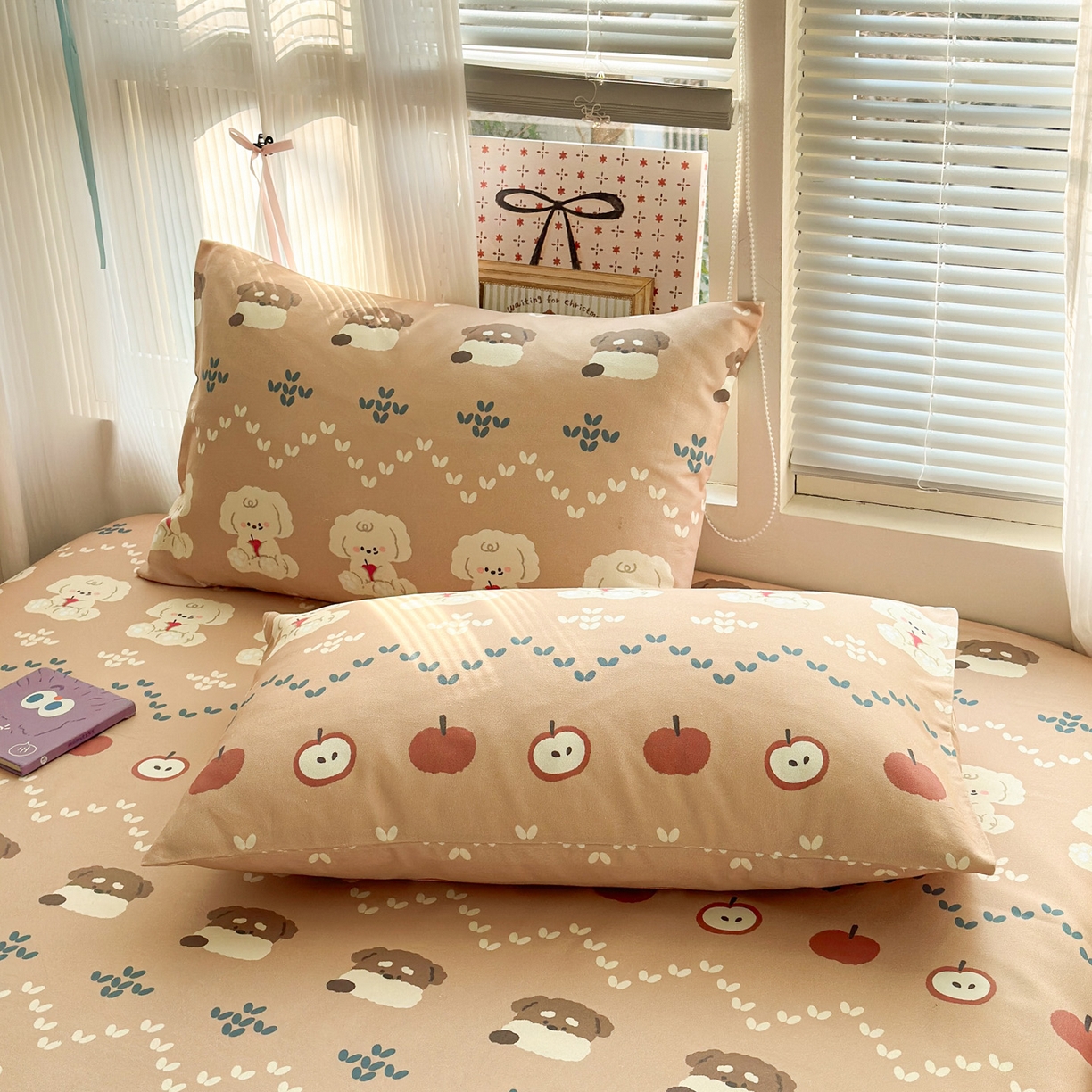 91家纺网 家纺一手货源 找家纺 女子家纺 2026新款全棉老粗布床笠 玛奇朵