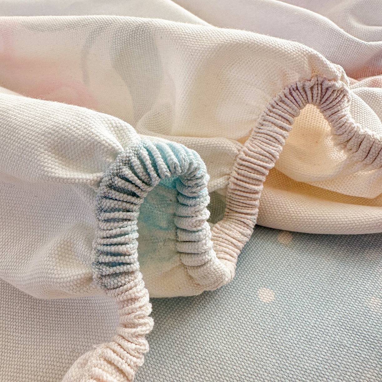 91家纺网 家纺一手货源 找家纺 女子家纺 2026新款全棉老粗布床笠 梦境