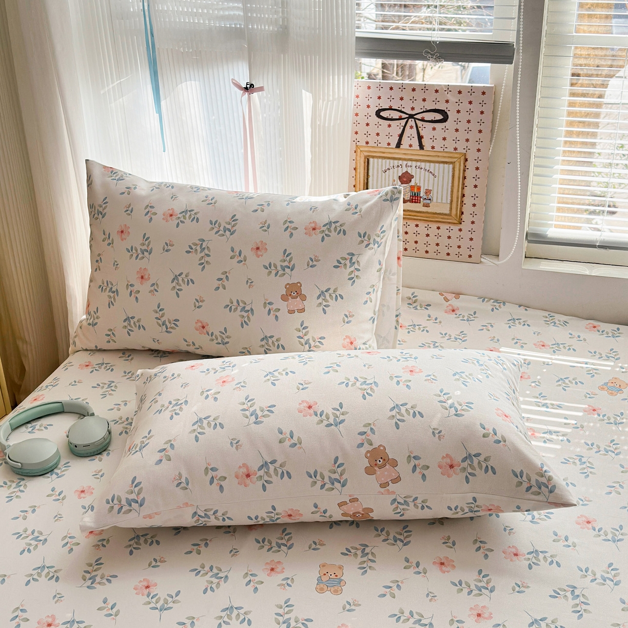 91家纺网 家纺一手货源 找家纺 女子家纺 2026新款全棉老粗布床笠 小圆满