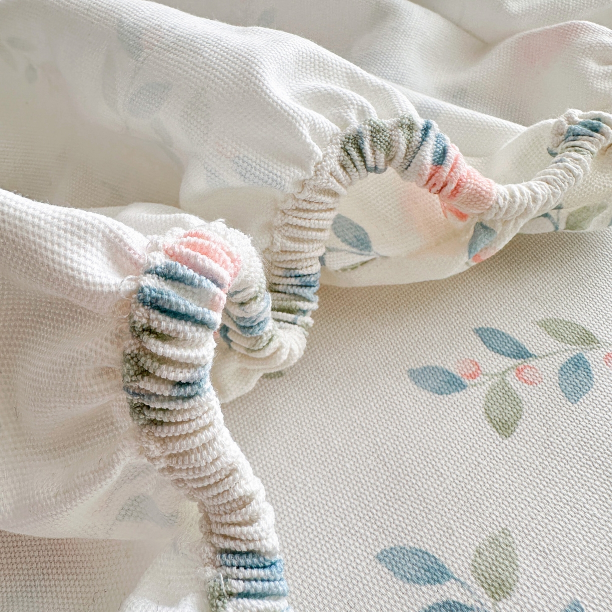 91家纺网 家纺一手货源 找家纺 女子家纺 2026新款全棉老粗布床笠 小圆满