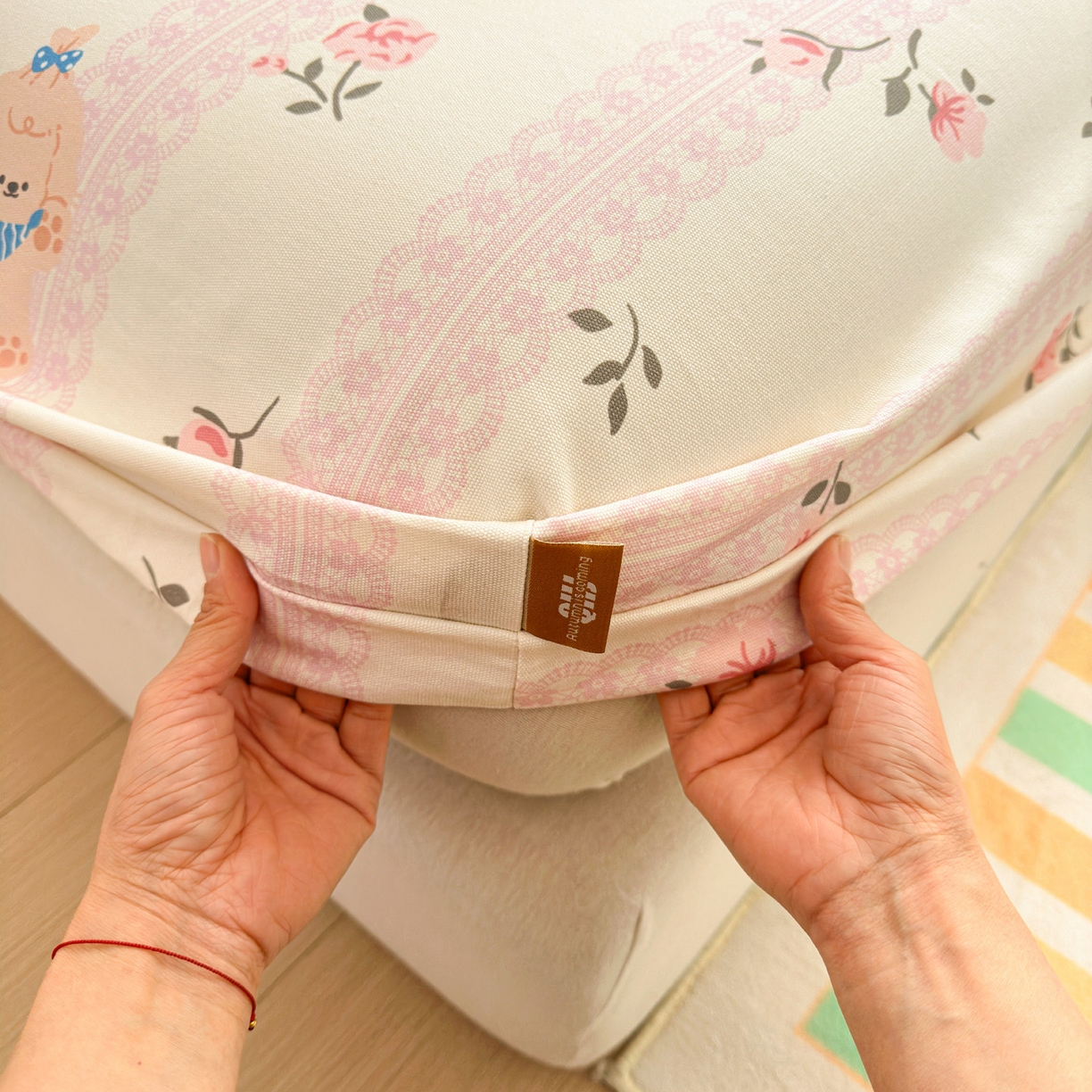 91家纺网 家纺一手货源 找家纺 女子家纺 2026新款全棉老粗布床笠 星愿