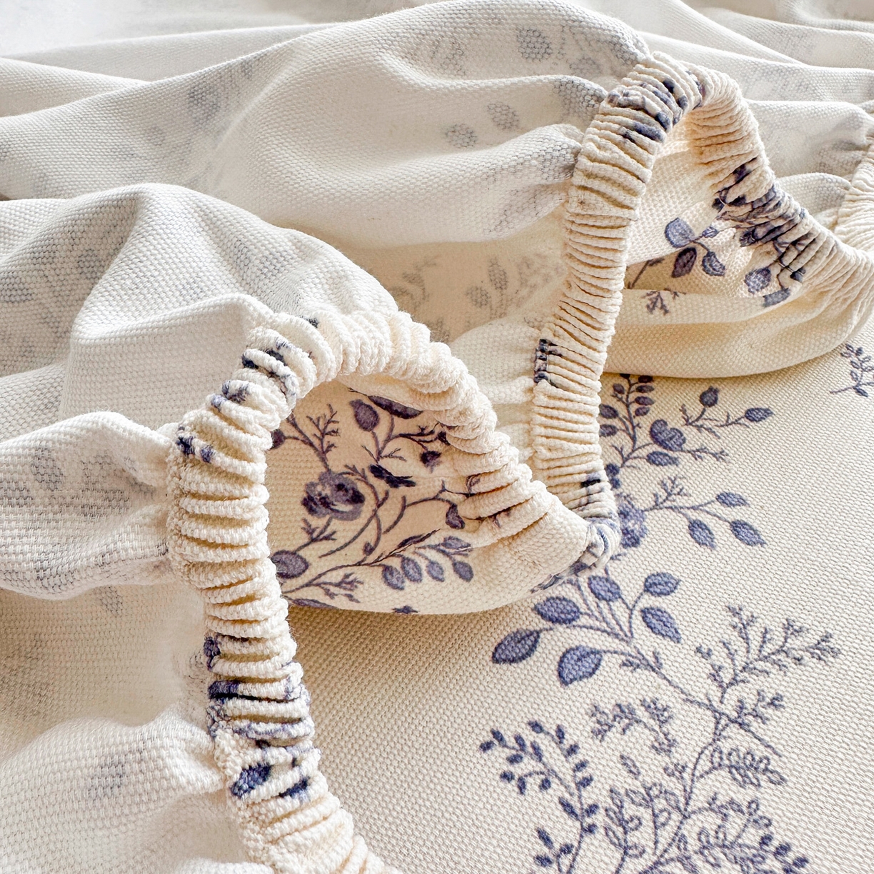 91家纺网 家纺一手货源 找家纺 女子家纺 2026新款全棉老粗布床笠 醒春