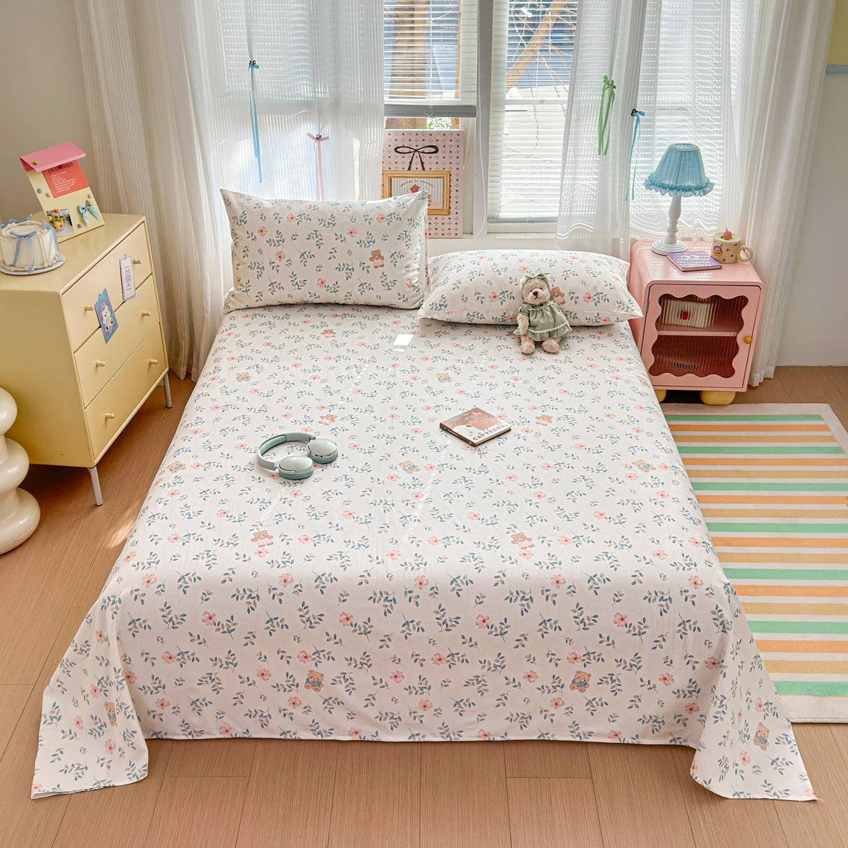 91家纺网 家纺一手货源 找家纺 （总）女子家纺 2026新款全棉老粗布床单