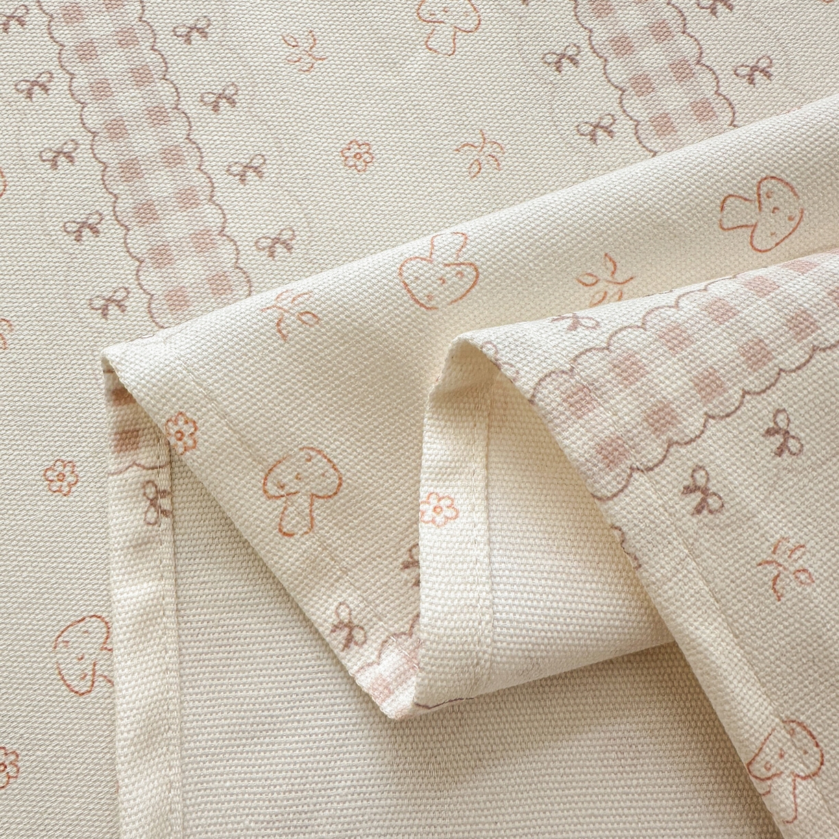 91家纺网 家纺一手货源 找家纺 女子家纺 2026新款全棉老粗布床单 幻彩