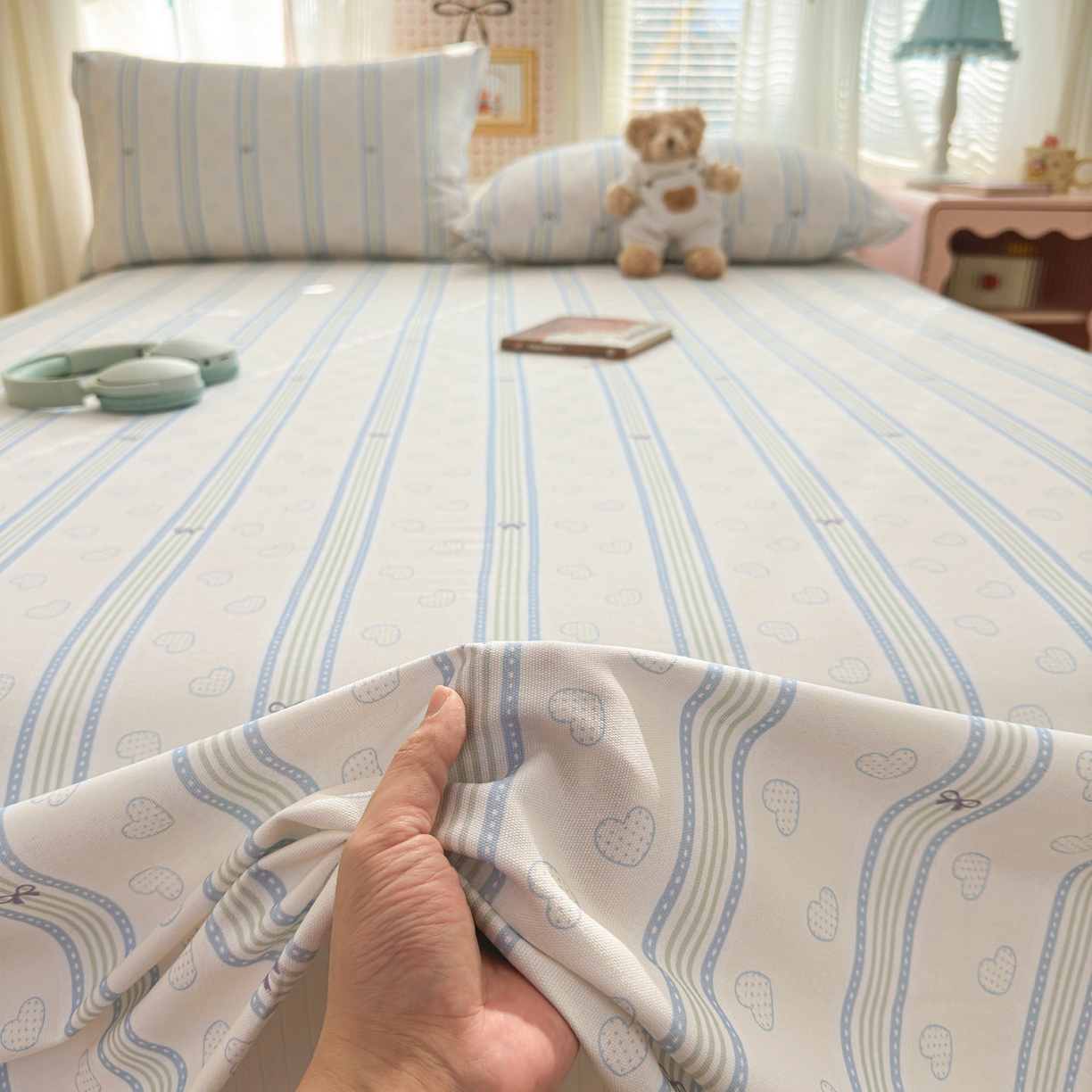 91家纺网 家纺一手货源 找家纺 女子家纺 2026新款全棉老粗布床单 简恋