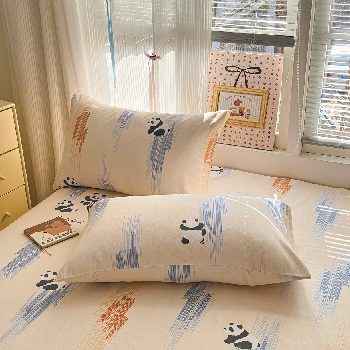 91家纺网 家纺一手货源 找家纺 女子家纺 2026新款全棉老粗布床单 软萌