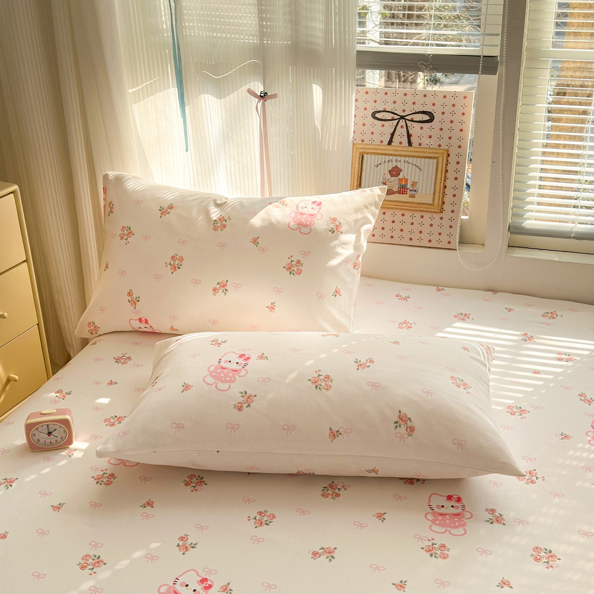 91家纺网 家纺一手货源 找家纺 女子家纺 2026新款全棉老粗布床单 小甜甜