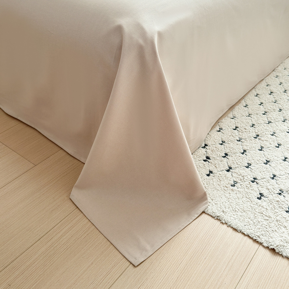 91家纺网 家纺一手货源 找家纺 女子家纺 2026新款全棉老粗布床单 亚麻咖