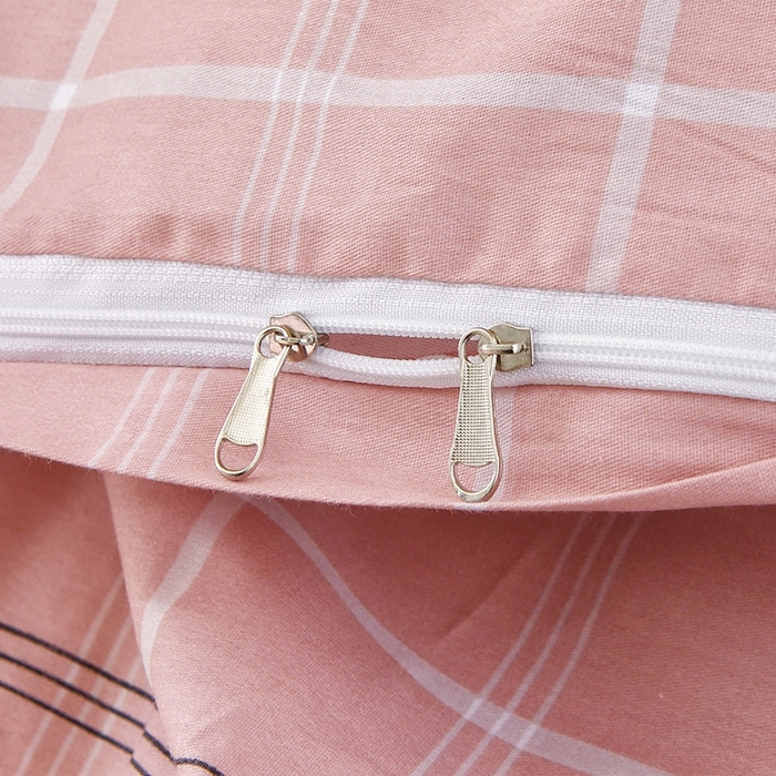 91家纺网 家纺一手货源 找家纺 朵希曼 2026新款全棉13372学生三件套系列 艾伦-粉