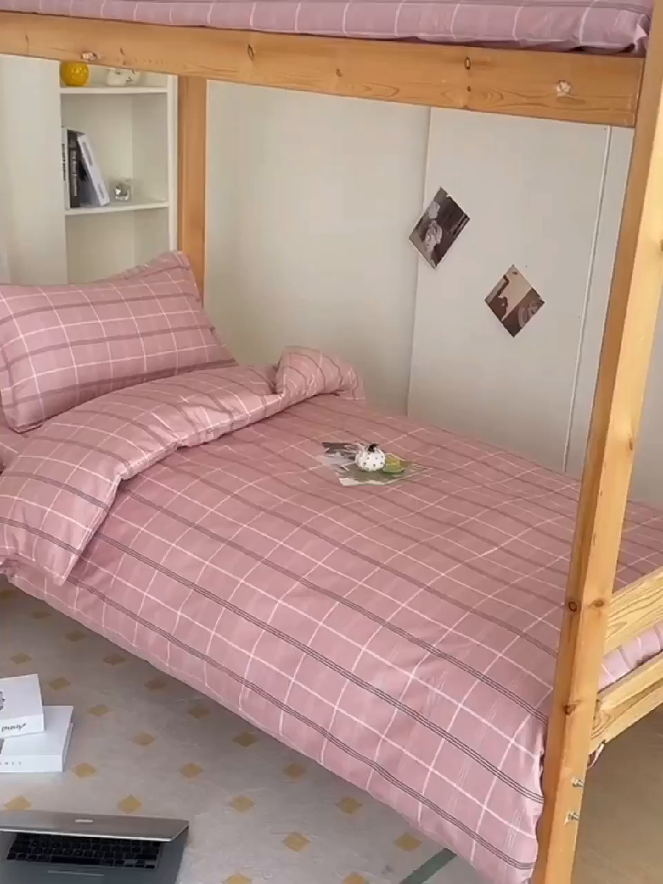 91家纺网 家纺一手货源 找家纺 朵希曼 2026新款全棉13372学生三件套系列 艾伦-粉