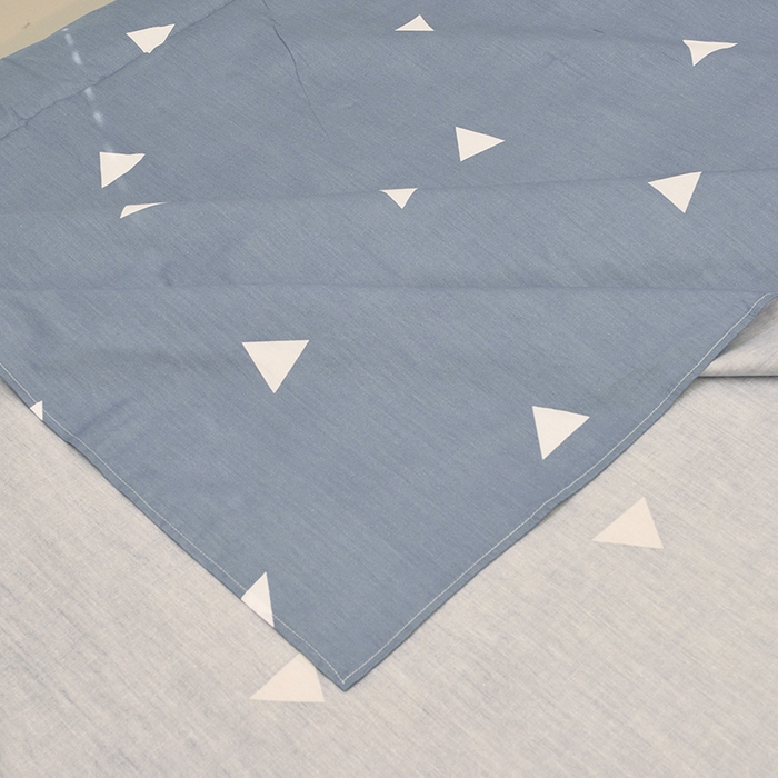 91家纺网 家纺一手货源 找家纺 朵希曼 2026新款全棉13372学生三件套系列 伯爵-灰