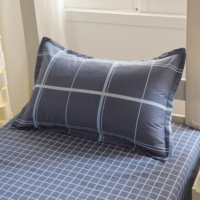 91家纺网 家纺一手货源 找家纺 朵希曼 2026新款全棉13372学生三件套系列 方格时代