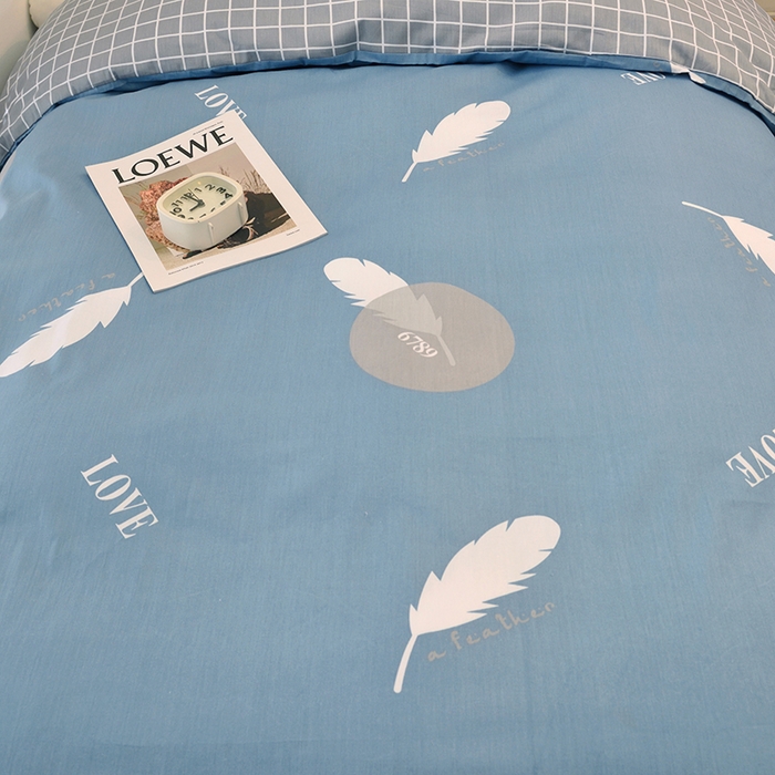 91家纺网 家纺一手货源 找家纺 朵希曼 2026新款全棉13372学生三件套系列 芳菲