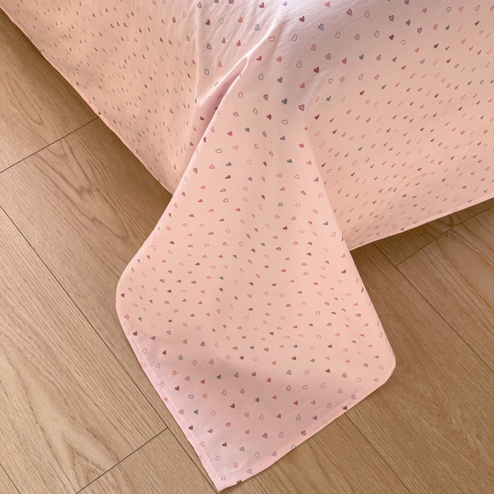 91家纺网 家纺一手货源 找家纺 优家居 2026新款精仿棉床裙四件套水洗棉韩版公主风花边床裙单被套直播外贸定制 丝丝心动