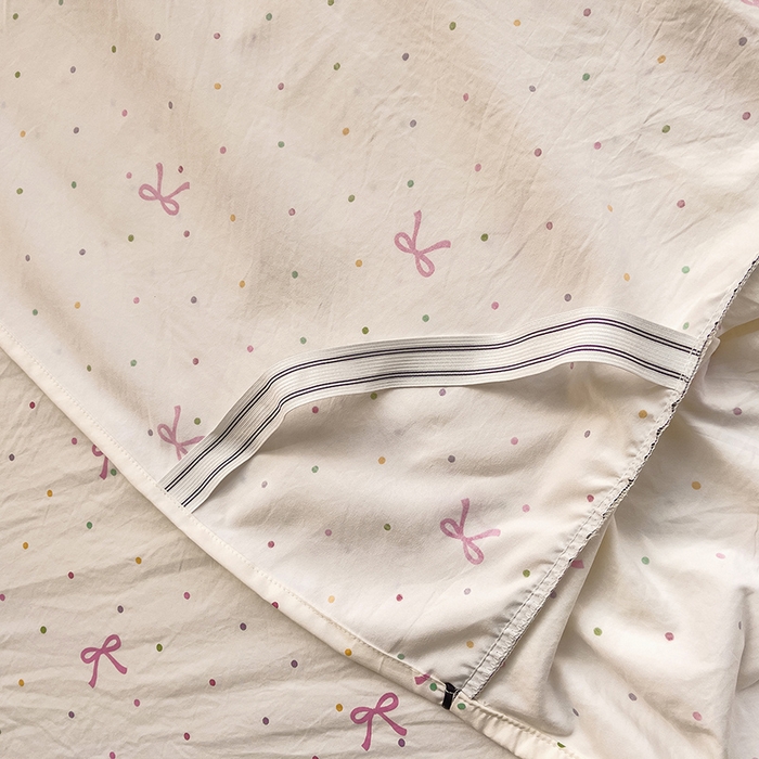 91家纺网 家纺一手货源 找家纺 优家居 2026新款精仿棉床裙四件套水洗棉韩版公主风花边床裙单被套直播外贸定制 潘多拉-米