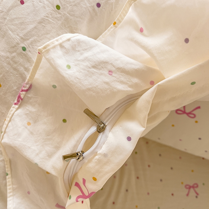 91家纺网 家纺一手货源 找家纺 优家居 2026新款精仿棉床裙四件套水洗棉韩版公主风花边床裙单被套直播外贸定制 潘多拉-米