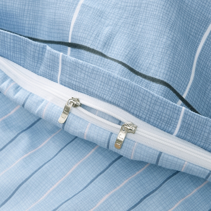 91家纺网 家纺一手货源 找家纺 朵希曼 2026新款全棉13372学生三件套系列 风尚-蓝