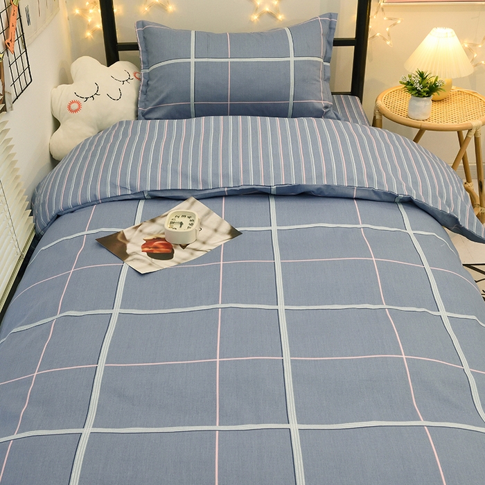 91家纺网 家纺一手货源 找家纺 朵希曼 2026新款全棉13372学生三件套系列 简美