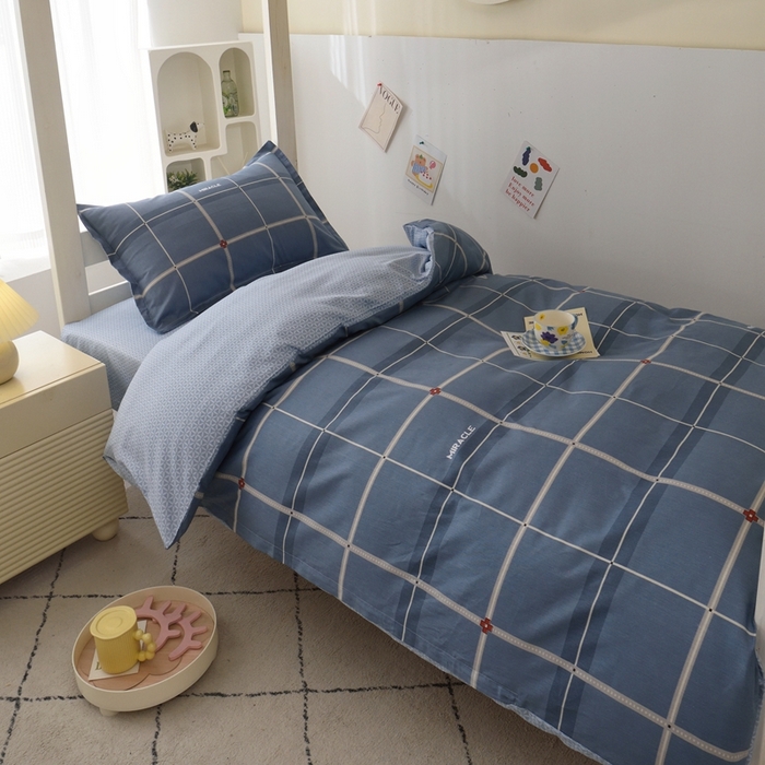 91家纺网 家纺一手货源 找家纺 朵希曼 2026新款全棉13372学生三件套系列 乐章