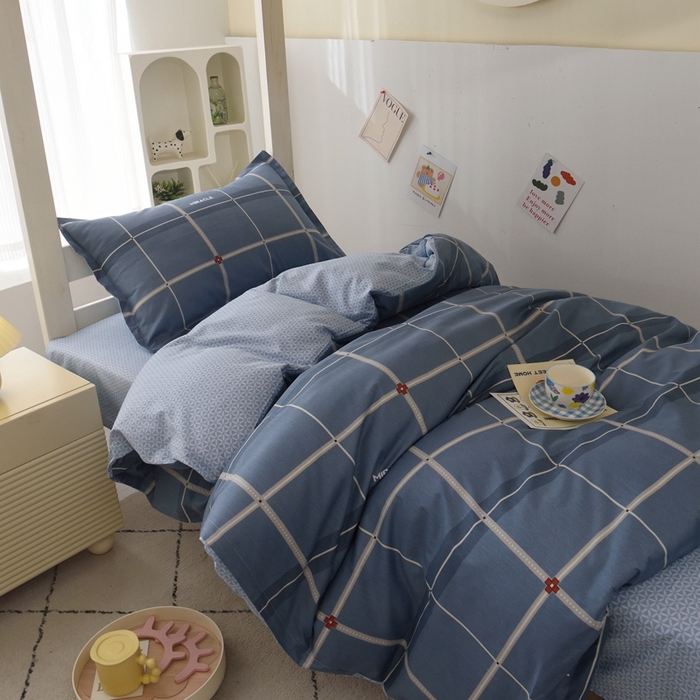 91家纺网 家纺一手货源 找家纺 朵希曼 2026新款全棉13372学生三件套系列 乐章