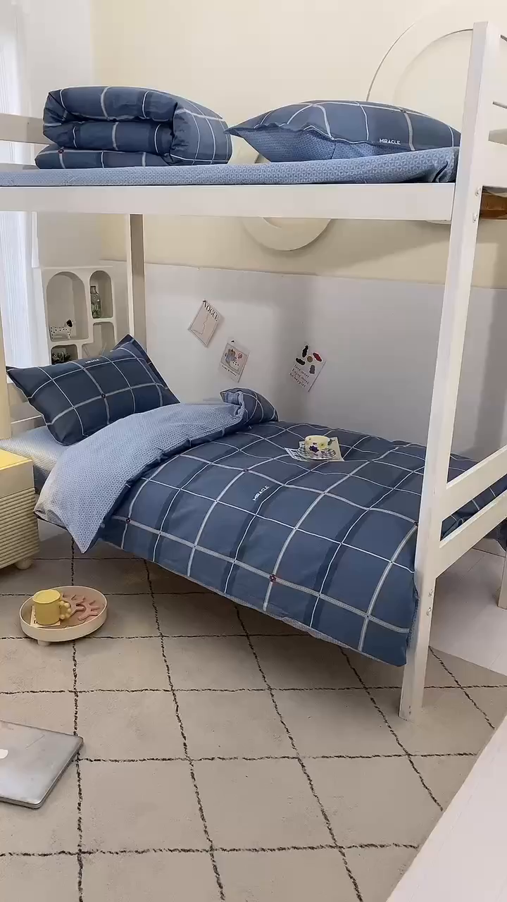 91家纺网 家纺一手货源 找家纺 朵希曼 2026新款全棉13372学生三件套系列 乐章