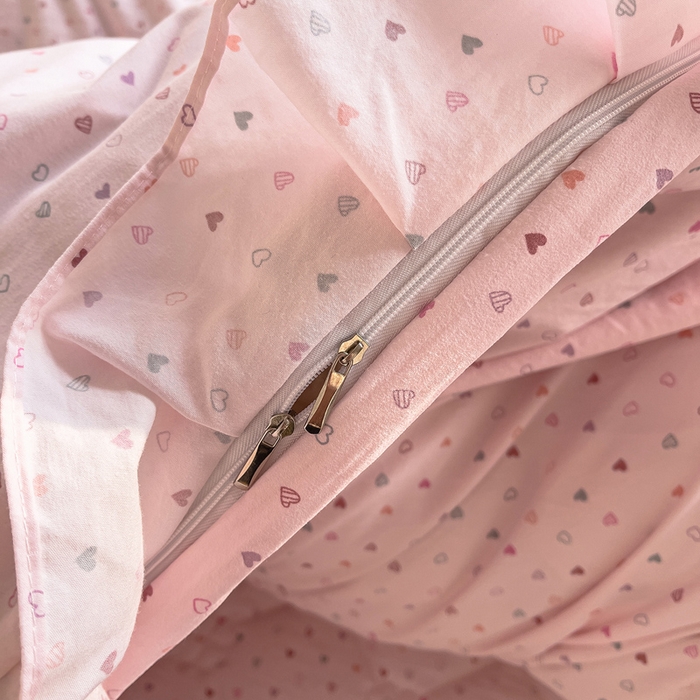 91家纺网 家纺一手货源 找家纺 优家居 2026新款精仿棉夹棉床裙四件套水洗棉韩版公主风花边床裙被套直播外贸定制 丝丝心动