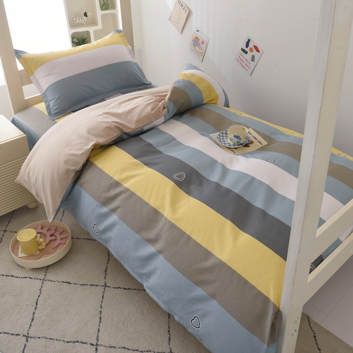 91家纺网 家纺一手货源 找家纺 朵希曼 2026新款全棉13372学生三件套系列 品尚