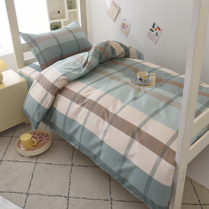 91家纺网 家纺一手货源 找家纺 朵希曼 2026新款全棉13372学生三件套系列 轻居