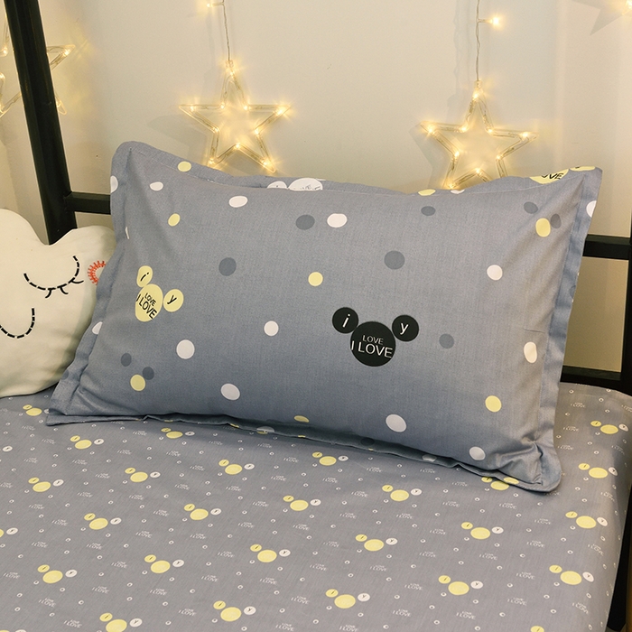 91家纺网 家纺一手货源 找家纺 朵希曼 2026新款全棉13372学生三件套系列 LOVE