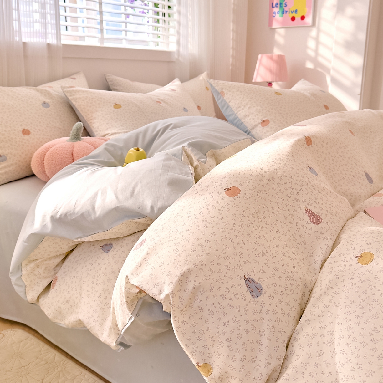 91家纺网 家纺一手货源 找家纺 （总）DoDo 兜兜 2026春夏新款全棉纯棉可爱卡通四件套