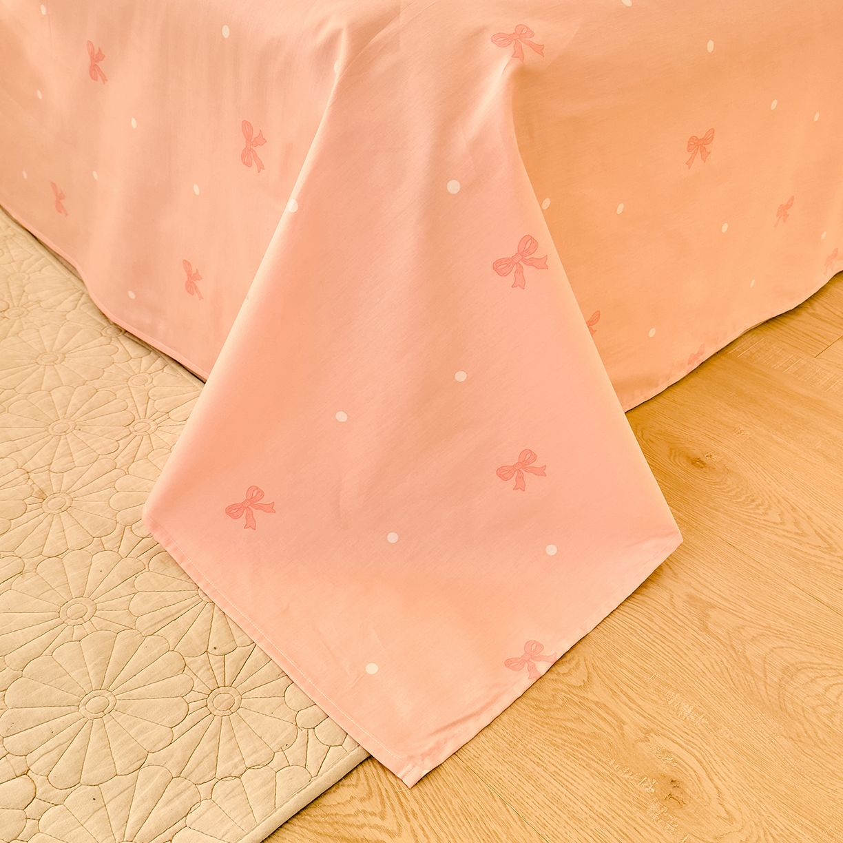 91家纺网 家纺一手货源 找家纺 DoDo 兜兜 2026春夏新款全棉纯棉可爱卡通四件套 彩虹小马驹